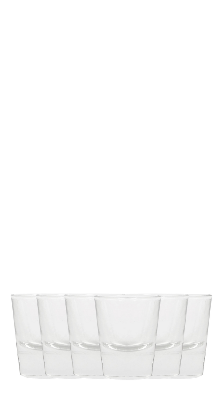 25ml Wide Shot Glasses - Pack of 6