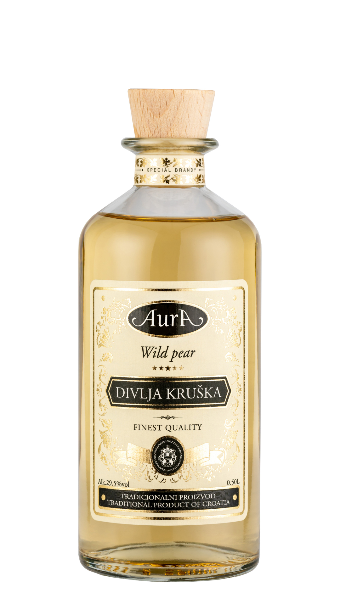 Aura Wild Pear Brandy 500ml, Rakija od divlje kruske, available for online sale in Australia