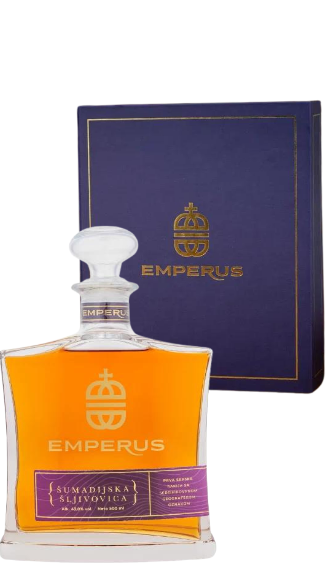 Emperus Geo-Certified Šumadija Plum Brandy 500ml