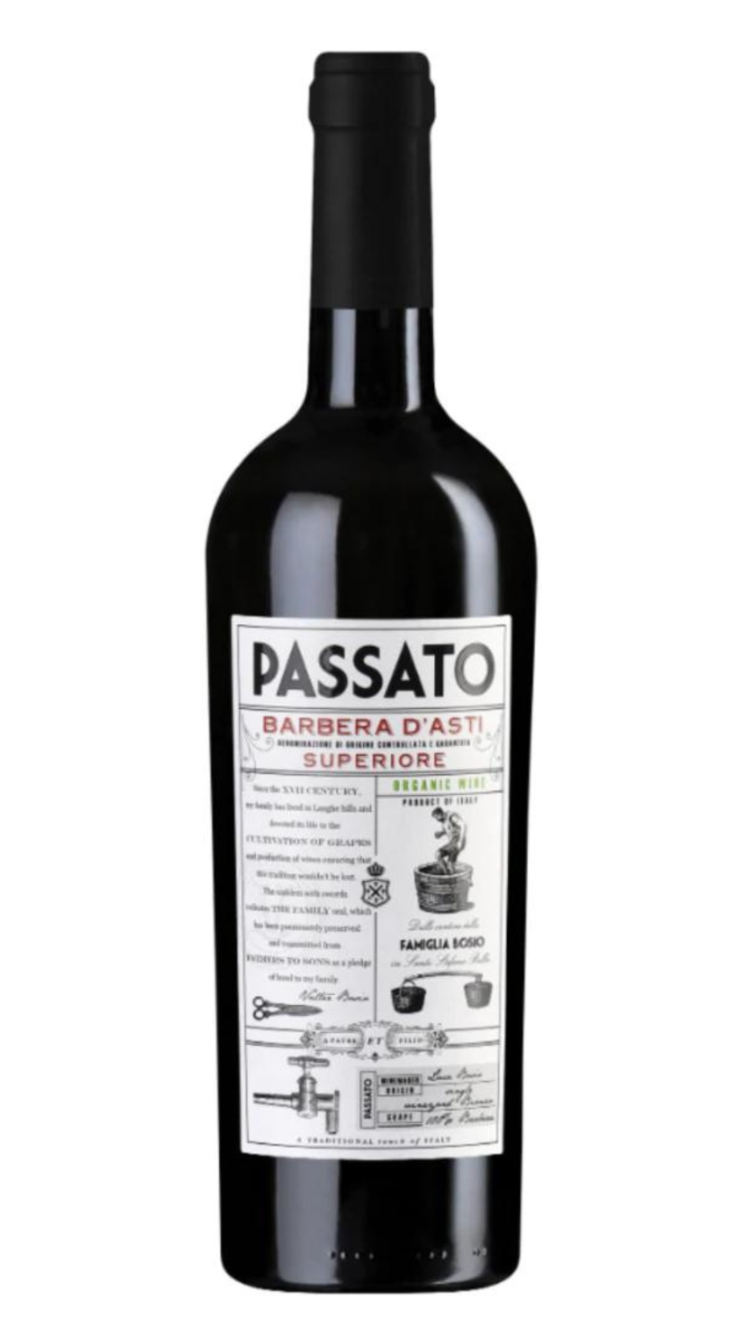 Bosio Passato Barbera d'Asti Superiore 750ml