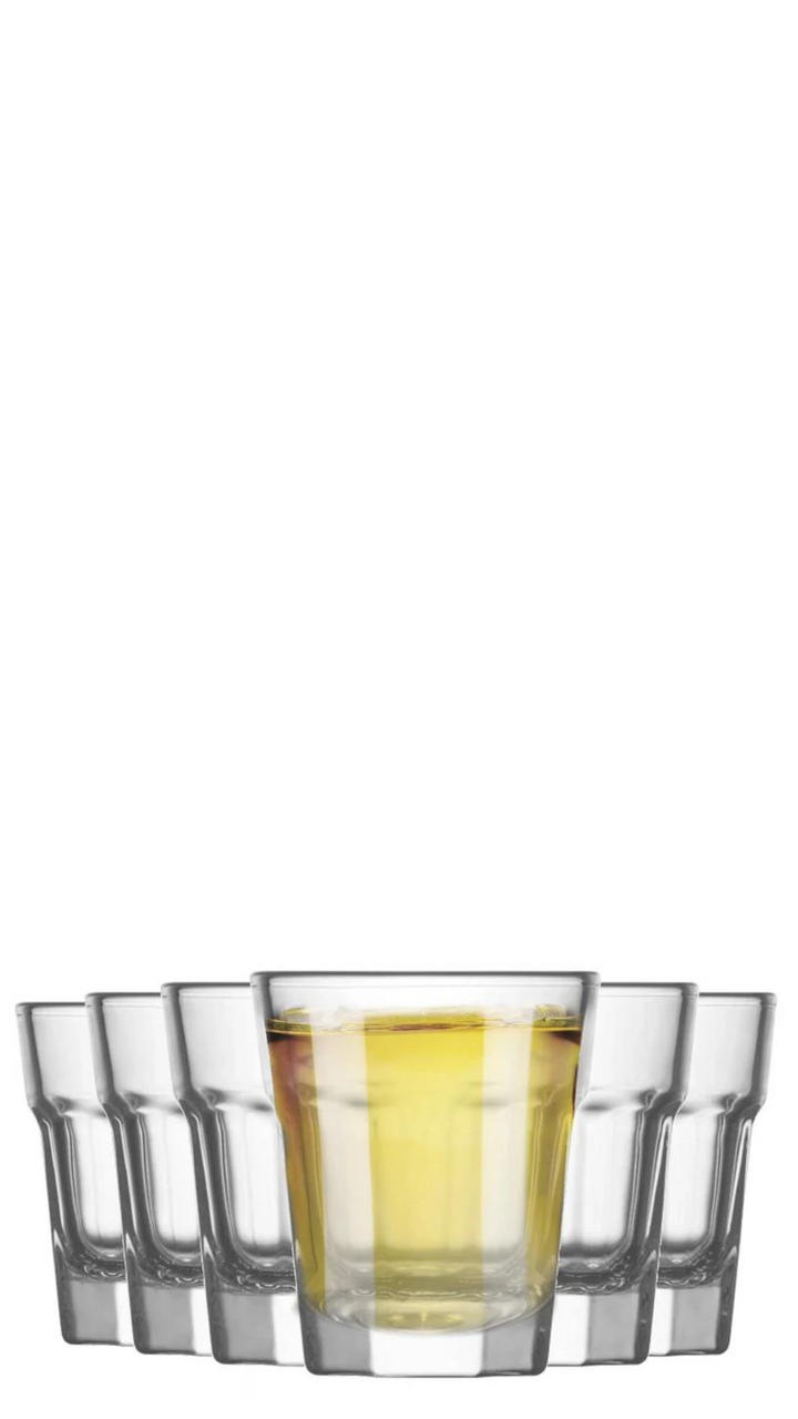 Rakija Tumbler Style Glass 45ml - 6 Pack