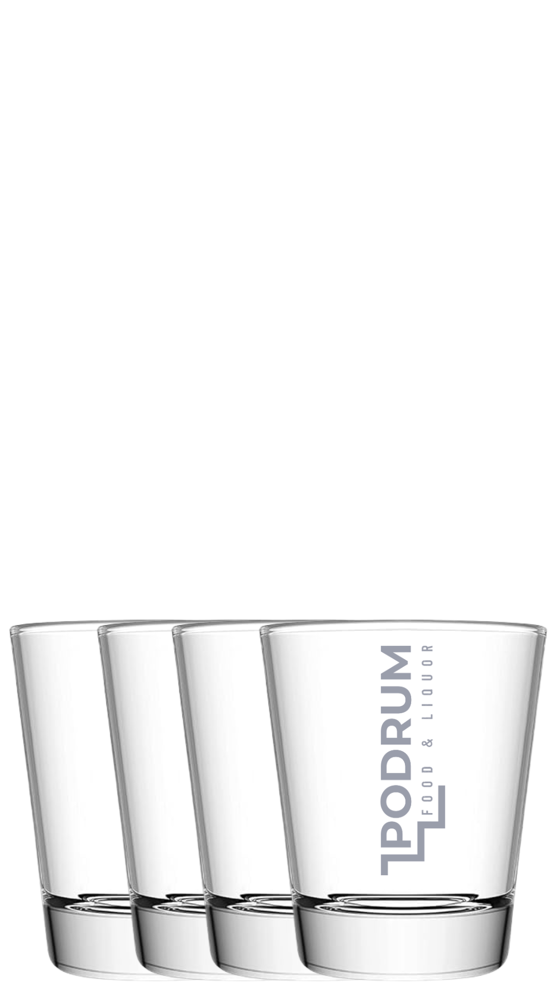 Podrum Branded Rakija Shot Glasses 4x50ml