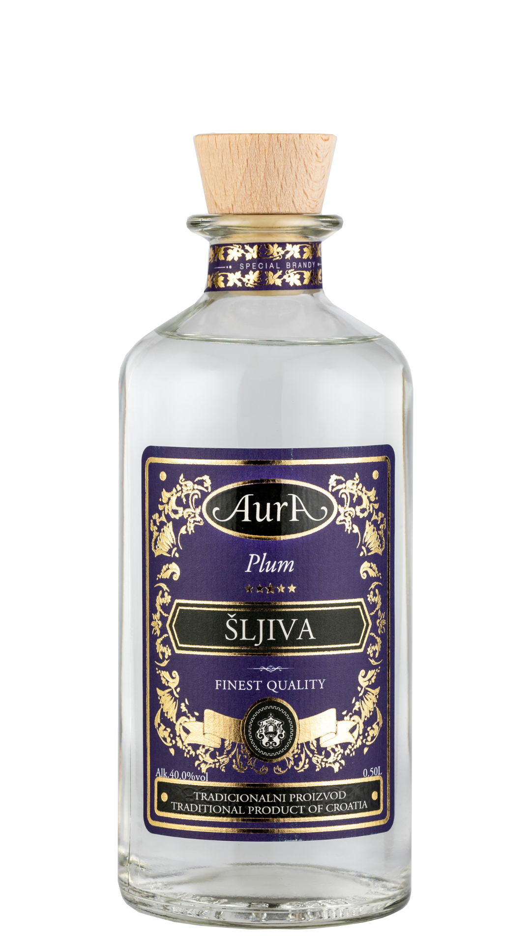Aura Plum Brandy 500ml