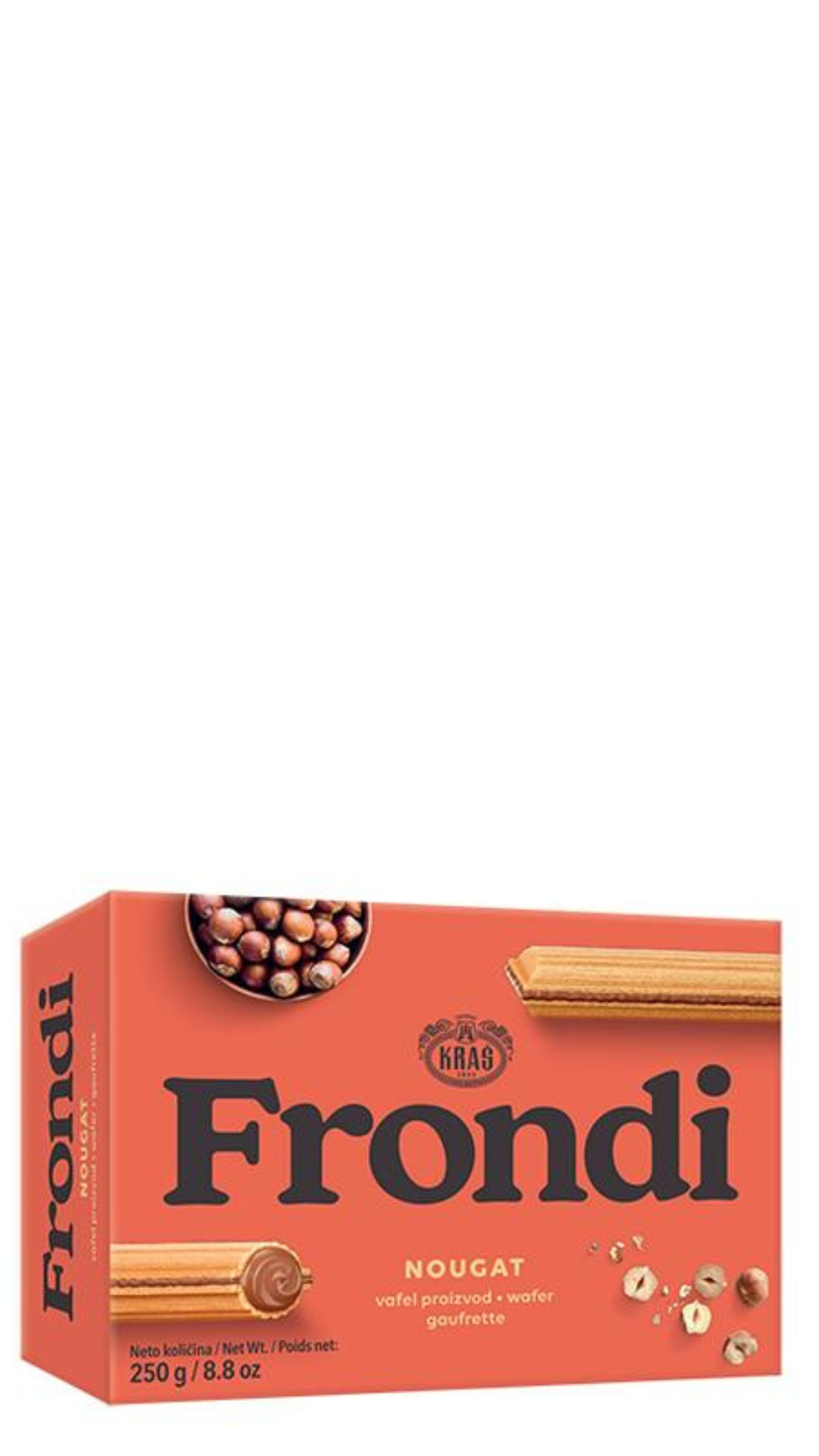 Kras Frondi Nougat Wafers 250g