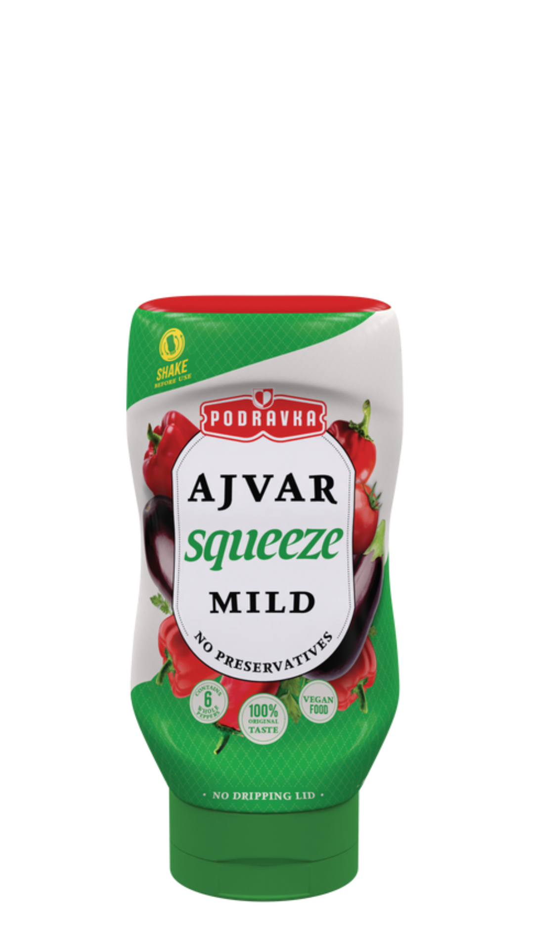 Podravka Ajvar Squeeze MILD 310g