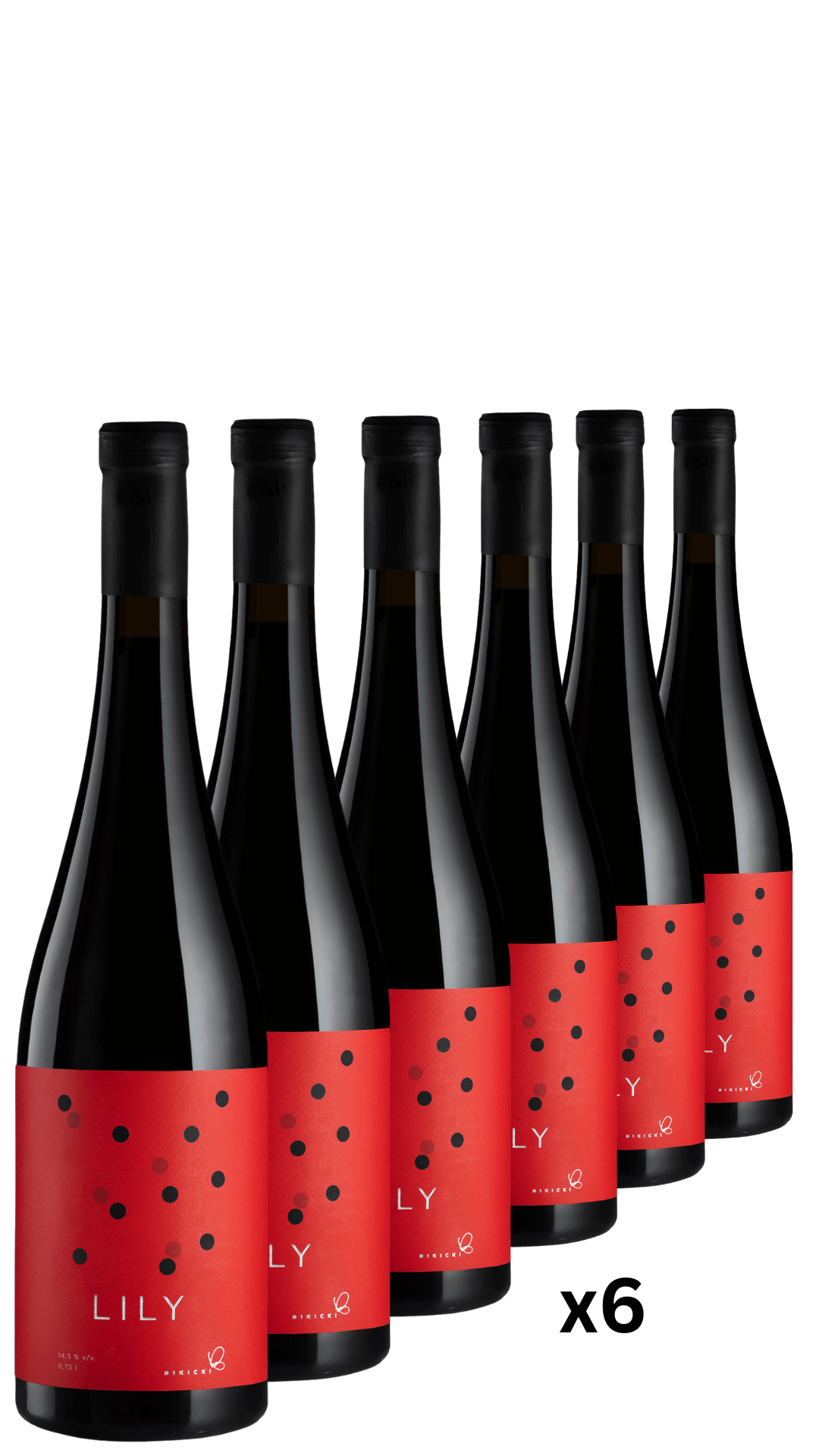 Bikicki Lily Organic Serbian Merlot 750ml x6