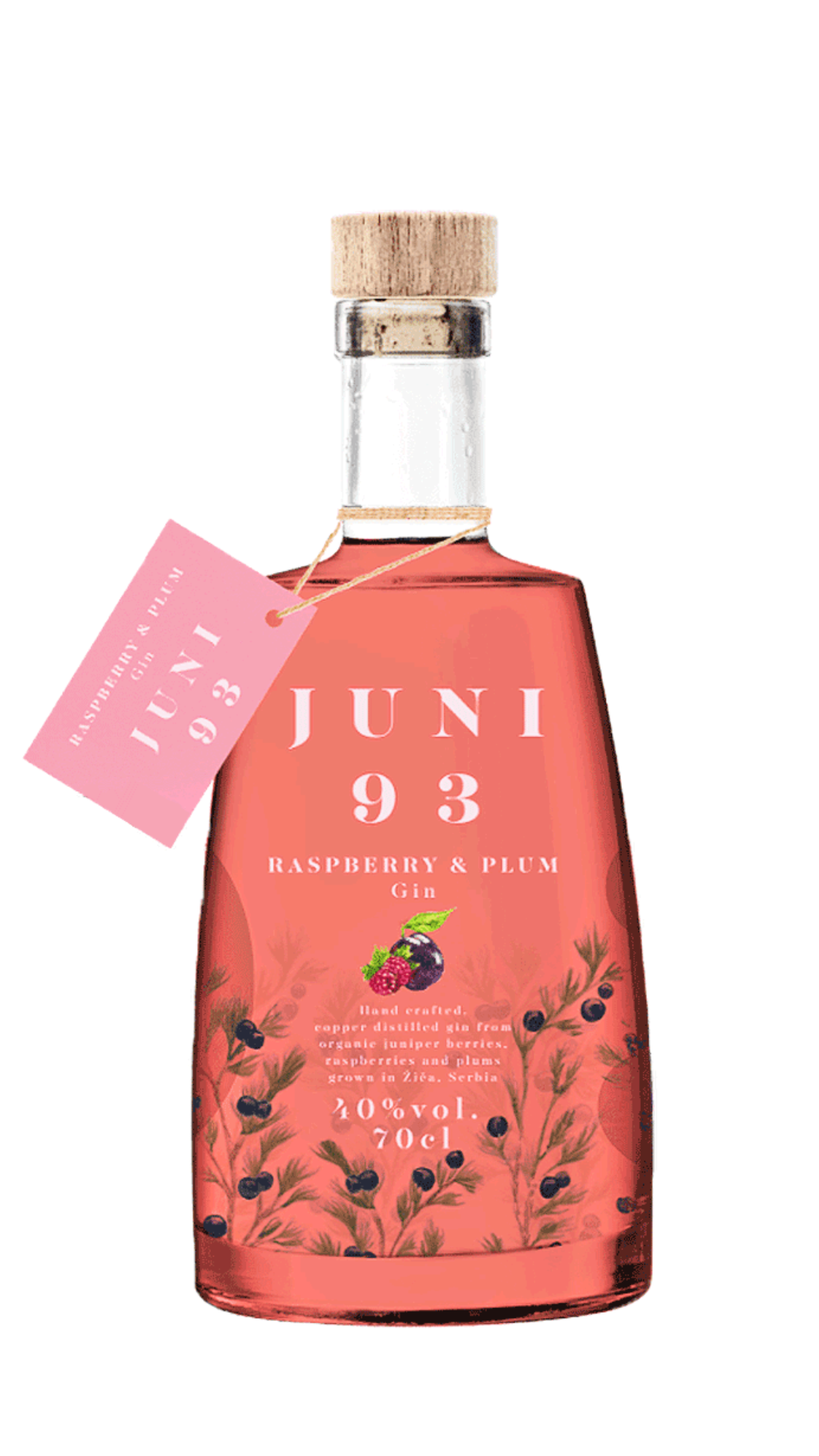 Juni 93 Gin Raspberry and Plum 700ml