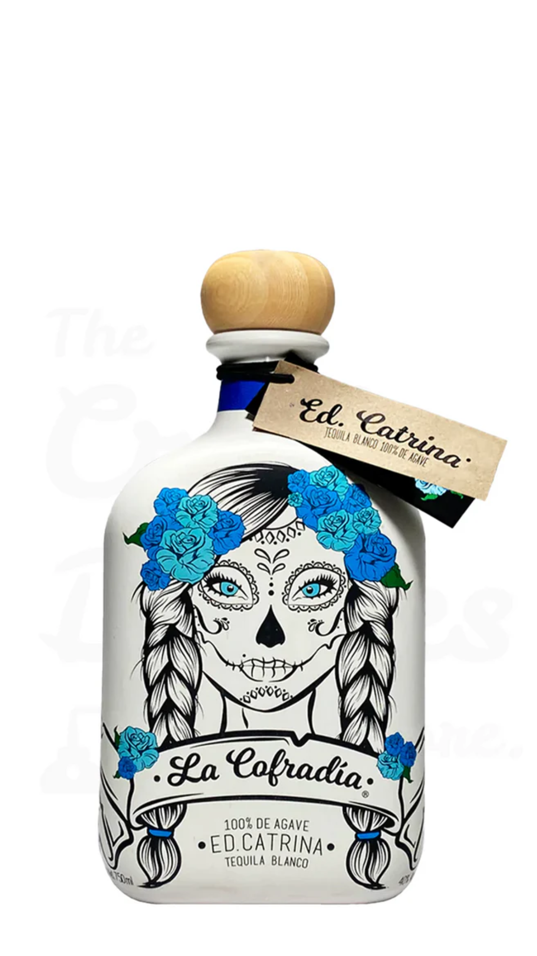 La Cofradia Catrina Blanco Tequila - Ceramic 750mL for sale online in Australia