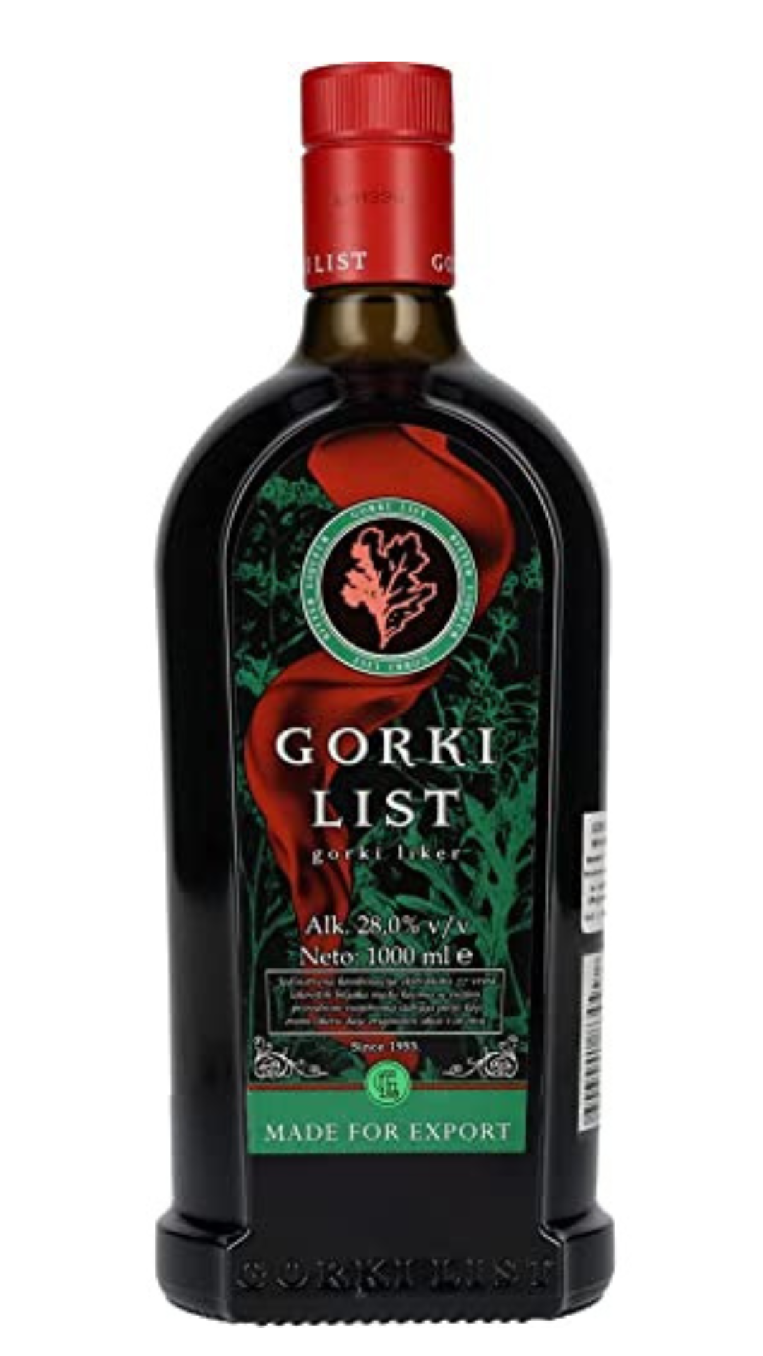 Gorki List Pelinkovac Herbal Liqueur 1 Litre