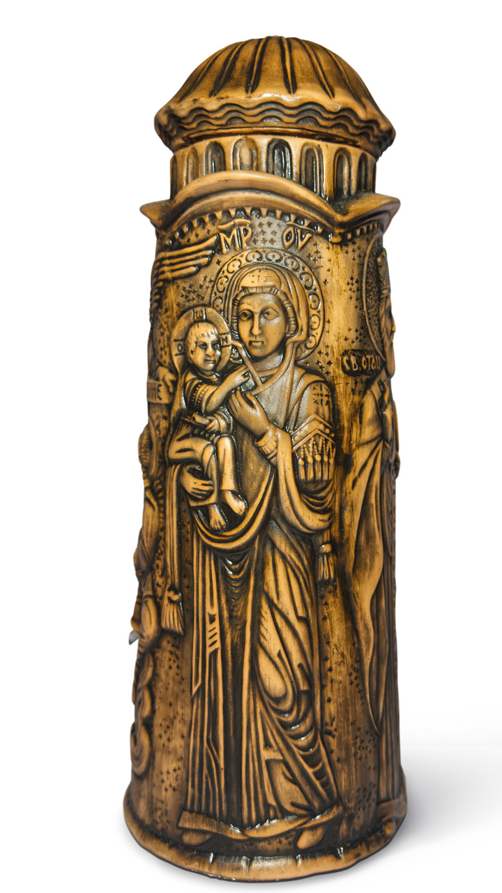 Sv. Arandjel Handmade Clay Rakija Dispenser