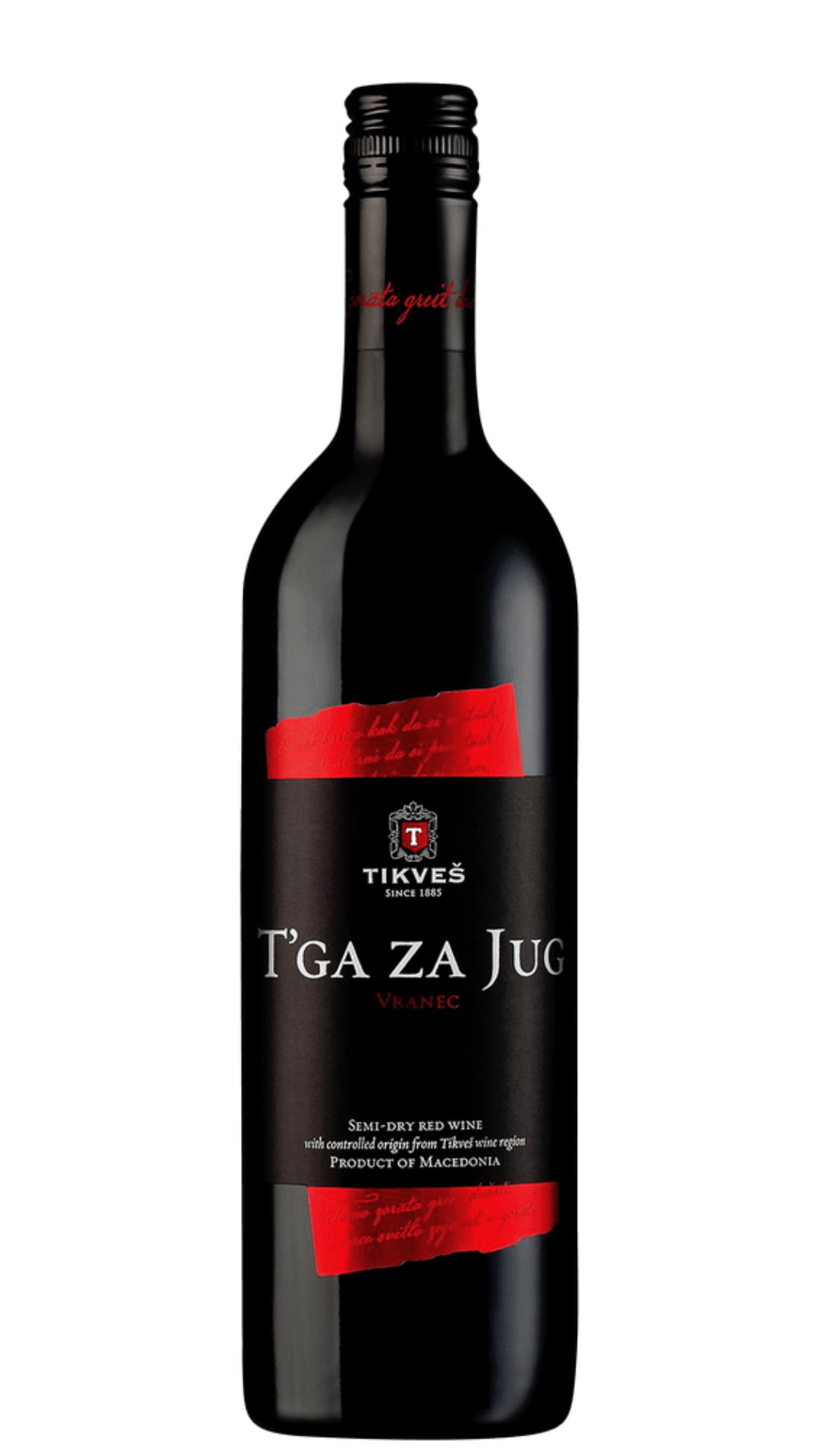 Tikves T'ga za jug Semi Dry Red Wine 750ml