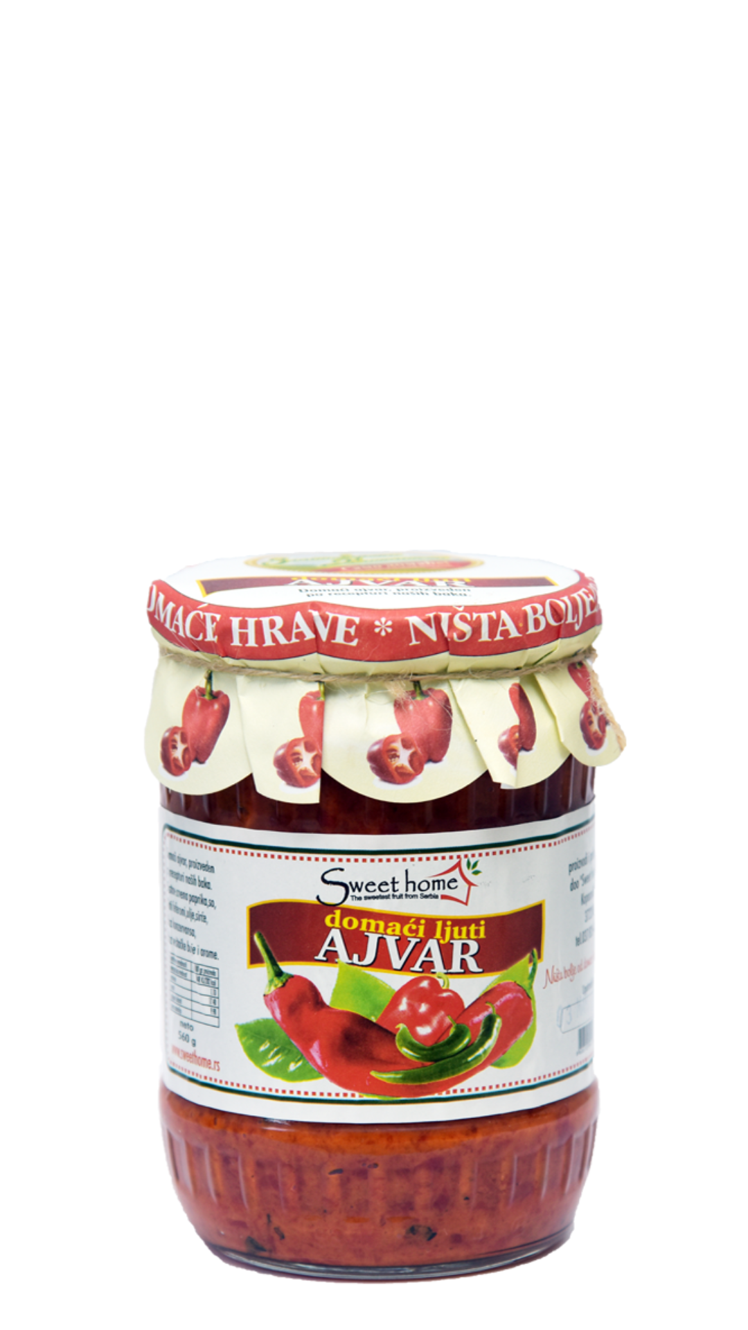 Sweet Home HOT Ajvar 560g