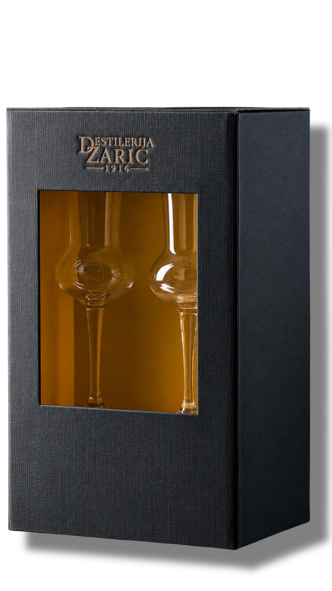 Zaric Rakija Gift Set - Plum Rakija + x2 Glasses