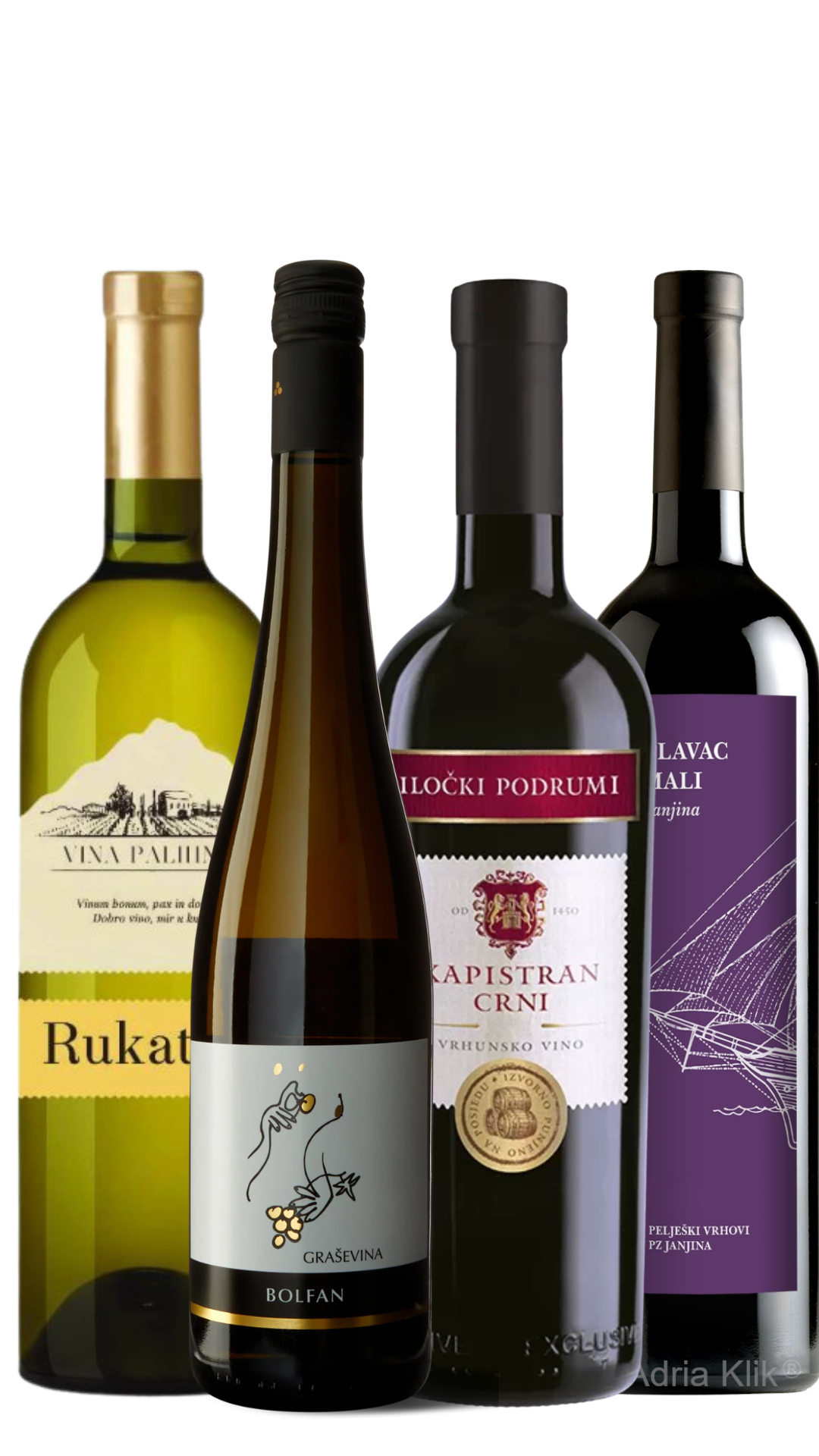 Croatian Wine Discovery Bundle 4 Pack