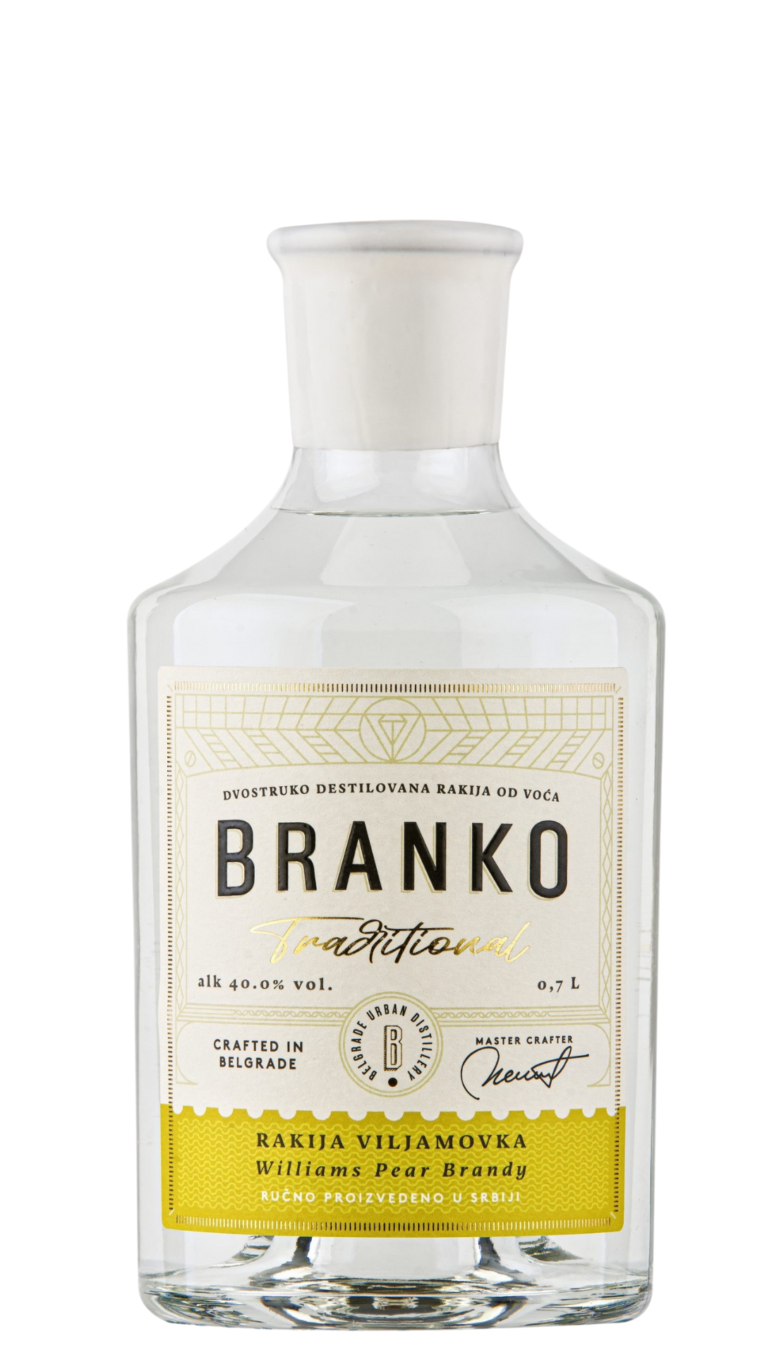 Branko Traditional Williams Pear Brandy 700ml