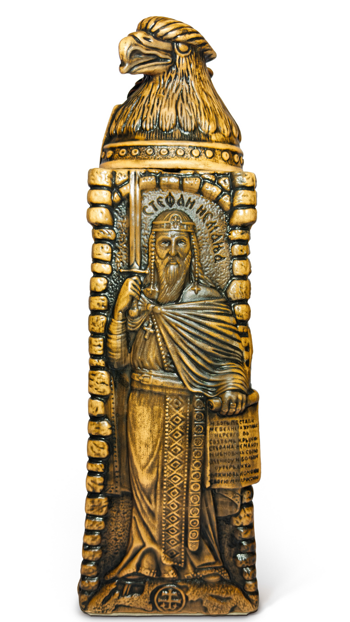 Serbian Knights Handmade Clay Rakija Dispenser - Available for sale online in Australia