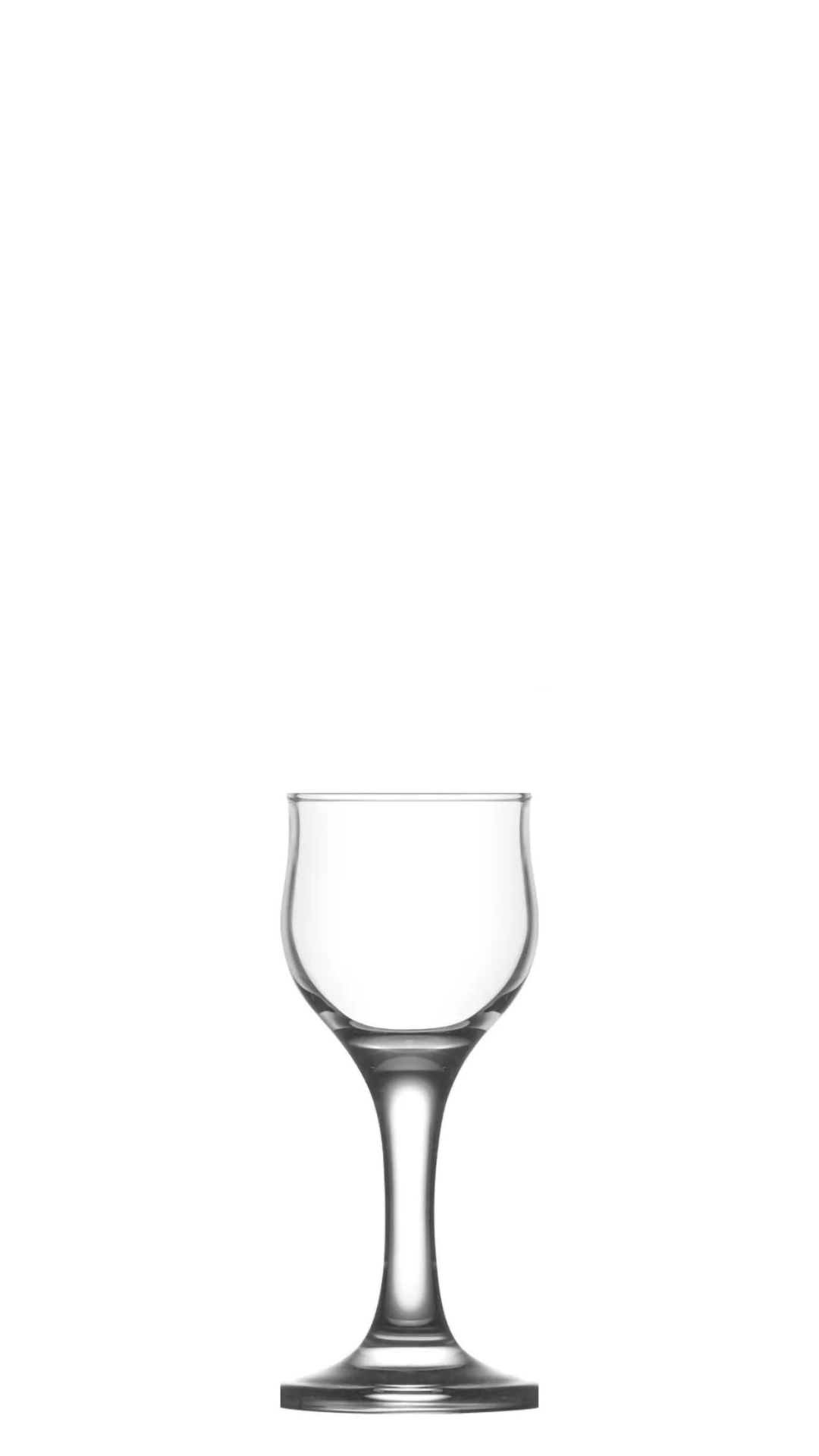 Stemmed Liqueur Tulip Glasses 55ml - 6 Pack