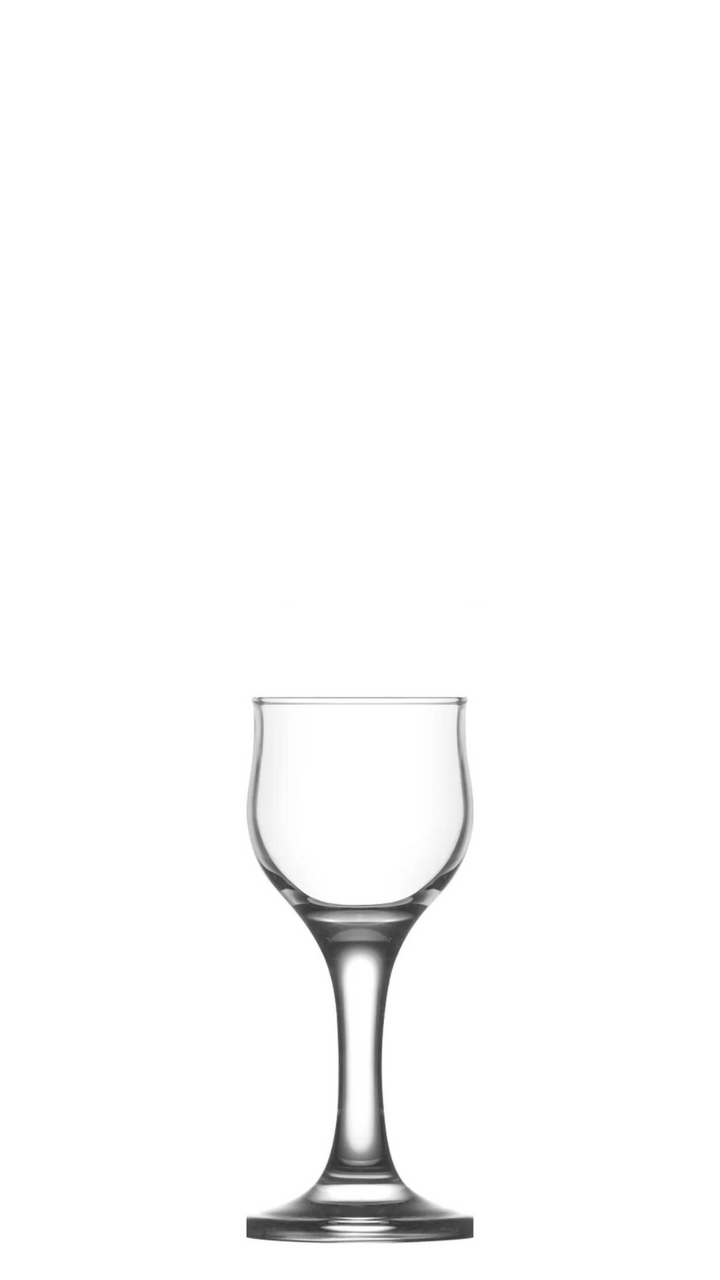 Stemmed Liqueur Tulip Glasses 55ml - 6 Pack