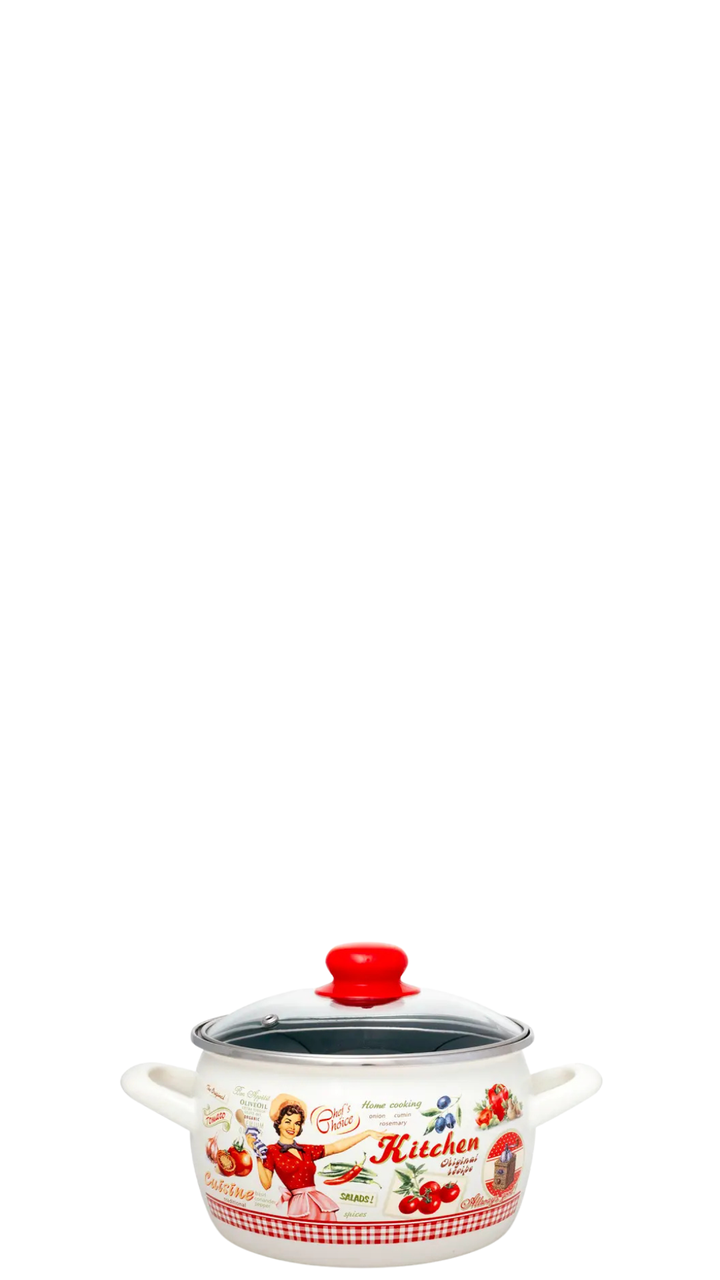 Metalac Prince Casserole Dish with Glass Lid – 2.4L, 3.8L & 4.2L