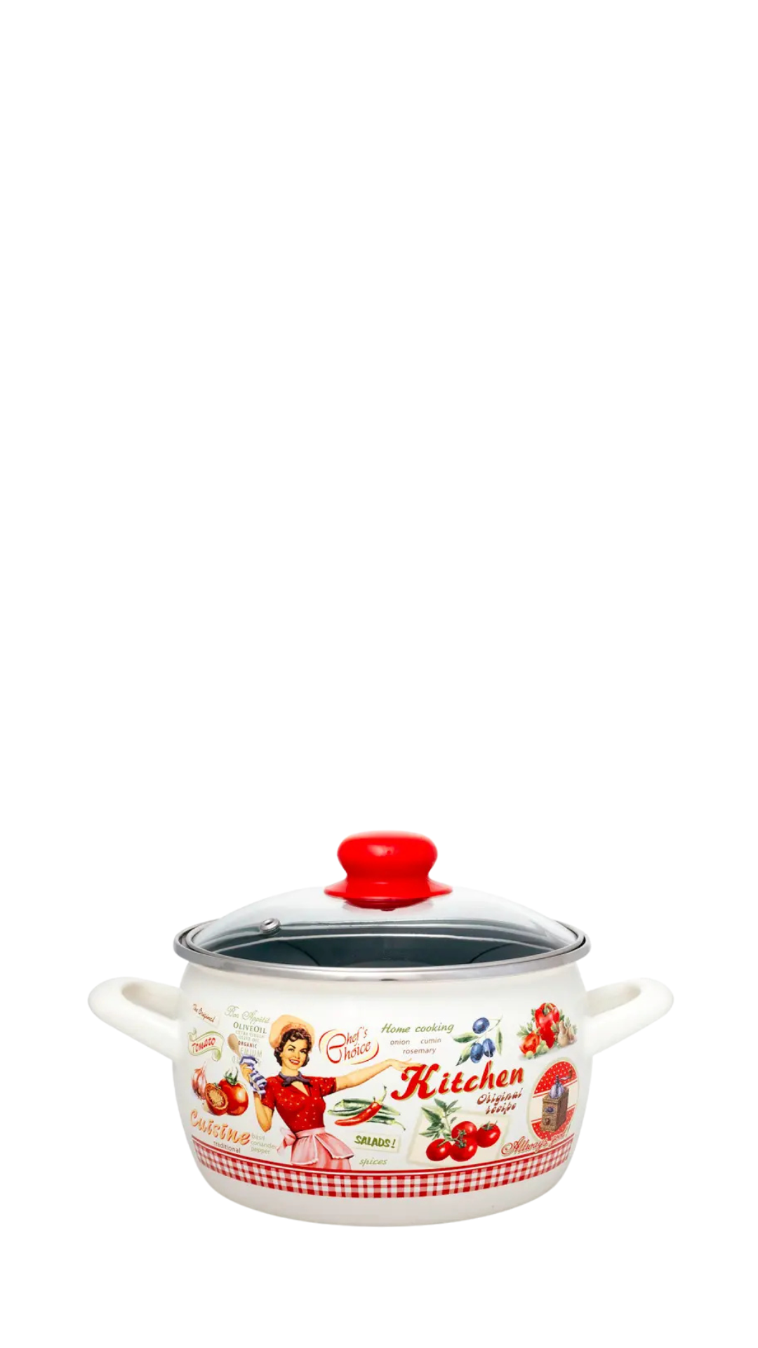 Metalac Prince Casserole Dish with Glass Lid – 2.4L, 3.8L & 4.2L