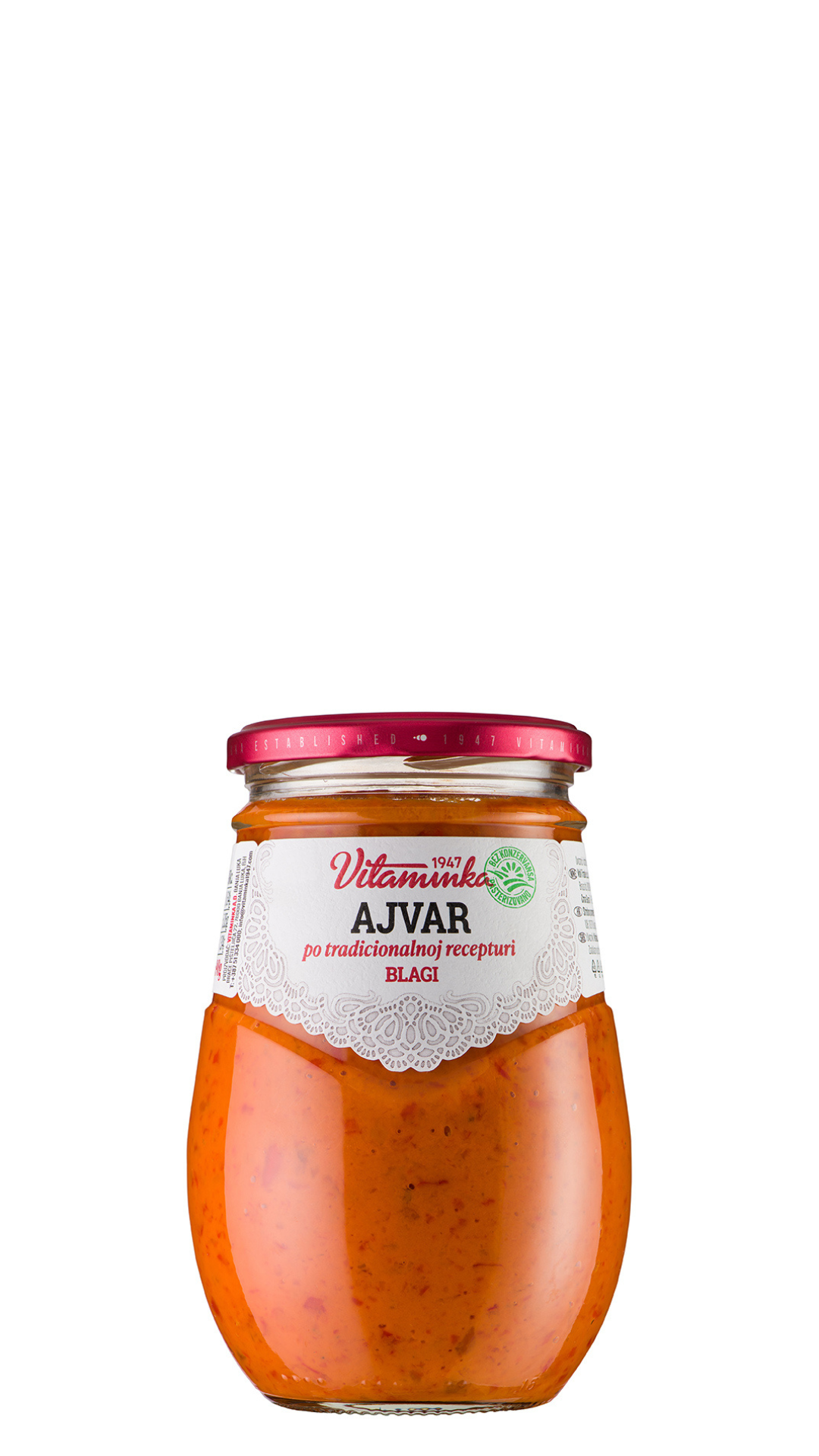 Vitaminka Mild Ajvar 310g | Shop Ajvar | Podrum Food & Liquor Vitaminka Mild Ajvar 310g | Shop Ajvar | Podrum Food & Liquor