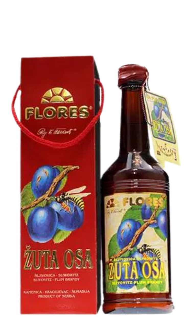 Flores Zuta Osa Brandy Gift Box 700ml