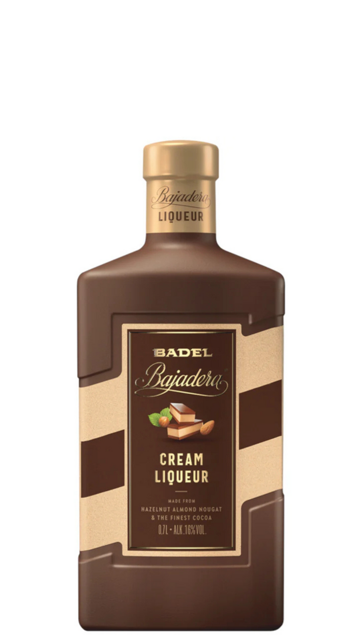 Badel Bajadera Hazelnut Liqueur white background