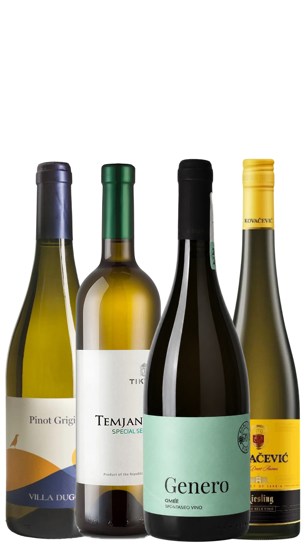 Balkan Spring White Wine Pack – 4 Bottles