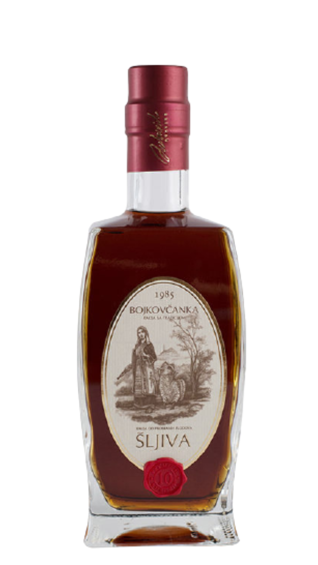 Bojkovcanka Plum 10YO white background