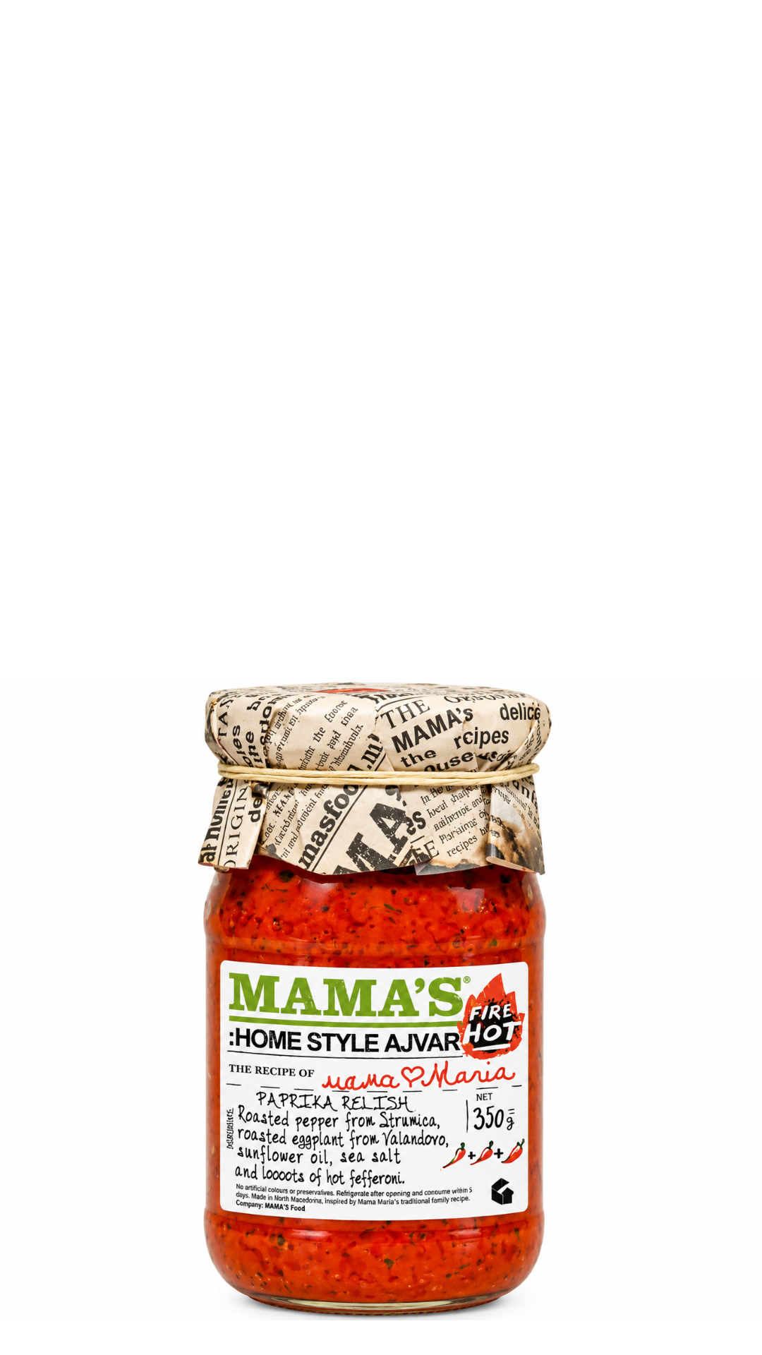 Mama's Home Style Ajvar Fire Extra Hot 290g