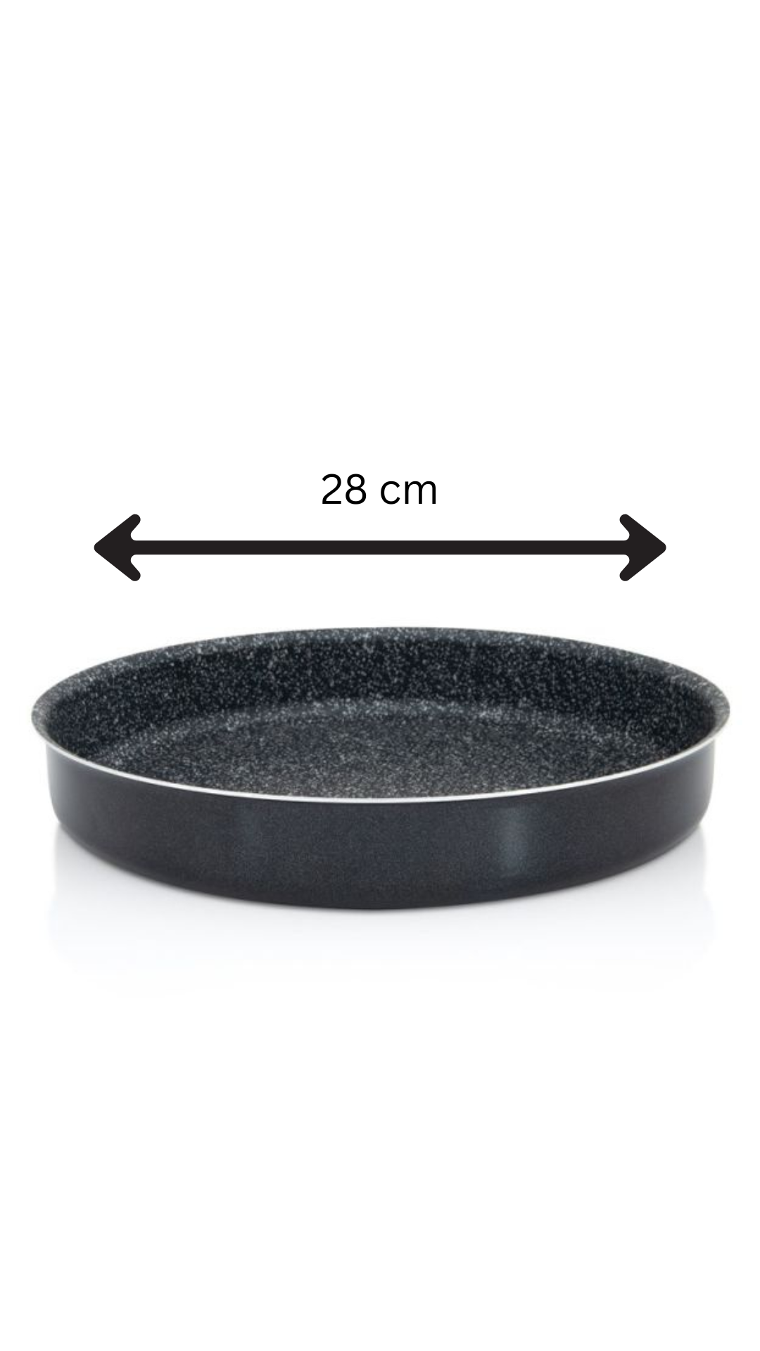 Metalac Round Cake Pan Granit Line 30cm