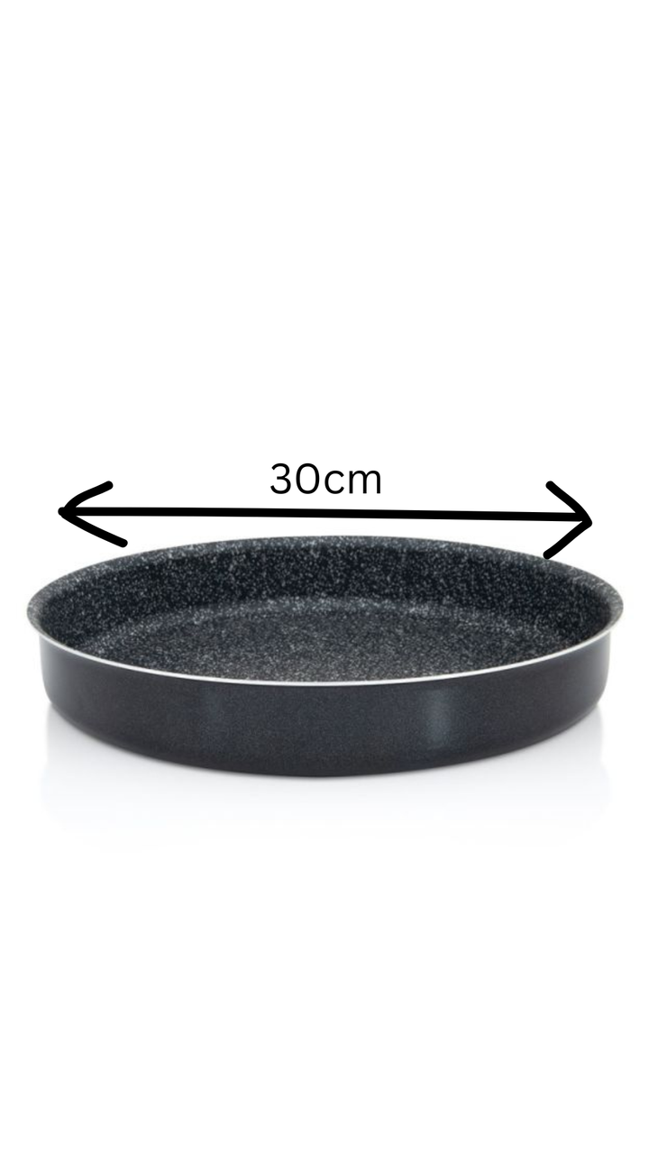 Metalac Round Cake Pan Granit Line 30cm