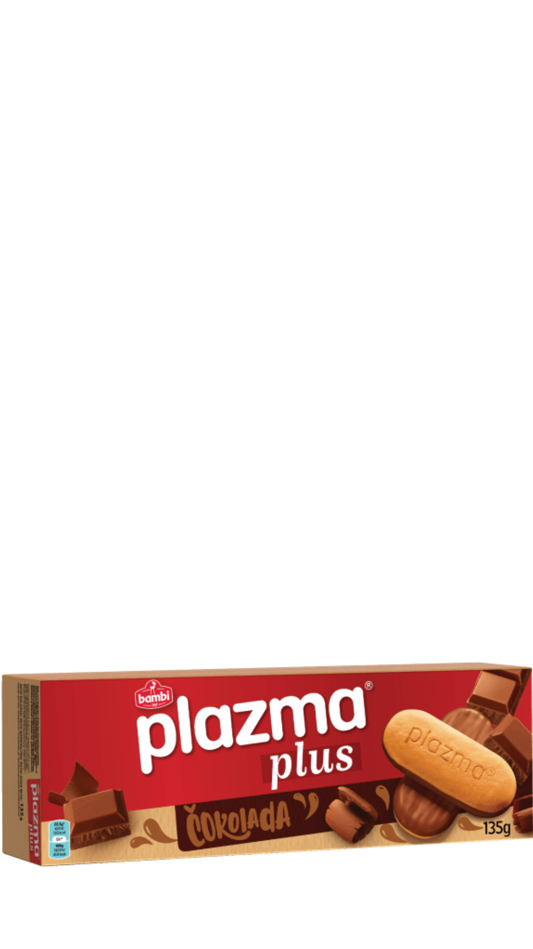 Plazma Plus Chocolate Biscuits 135g  available for sale in Australia