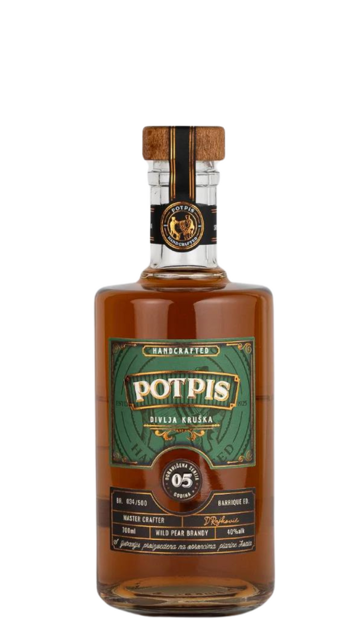 Potpis Wild Pear Brandy 700ml